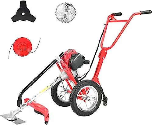 Cortacésped de Gasolina, cortacésped de Motor de 4 Tiempos, cortacésped pequeño Multifuncional for Cortar césped y jardín