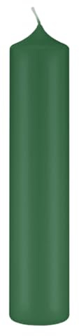 Kopschitz Kerzen Altarkerze Fairway Grün 300 x Ø 80 mm, 1 Stück