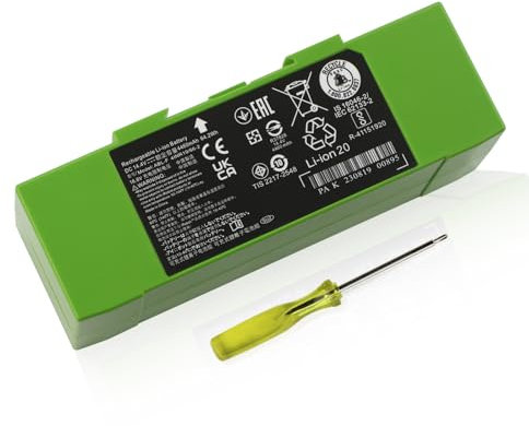 64.2Wh ABL-F Saugroboter Akku für iRobot Roomba i3 i3+ 3150 3158 3550 3556 3558 i4 i4+ 4150 4550 4552 i6 i7 i7+ 7150 7156 7158 7550 i7558 i8+ i8550 e5 e5150 e5152 e5154 e5158 e6 e6198 J7 J7+J7550 j9+