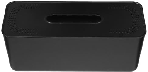 CAXUSD Cable Box Cord Storage Box Wire Holder for Cables Wall-mounted Power Strip Cover