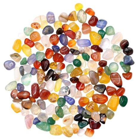 CALLARON 1bag Natural Agate Stones for Fish Tanks and Flower Pot Decoration Aquarium Landscape Pebbles for Garden Layouts and Decorative Stones