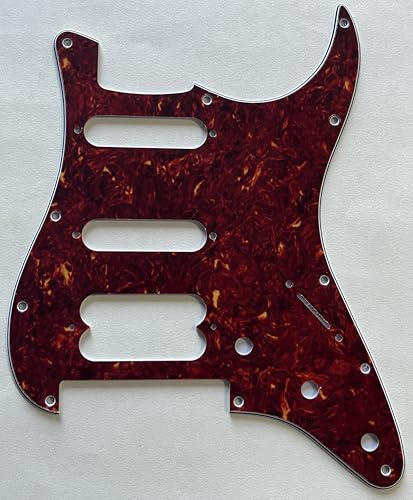 Schlagbrett für Fender Player Stratocaster Floyd Rose HSS Style Gitarre (4-lagig, rote Schildkröte)