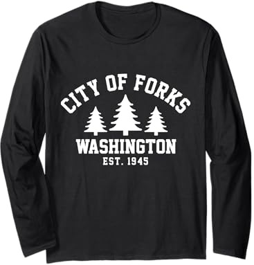 City of Forks Washington Long Sleeve T-Shirt