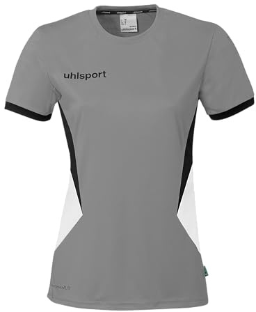 uhlsport Equipe 29 skjorta kortärmad för kvinnor – fotbollströja, sport T-shirt – damsnitt – ventilerande fotbollströja