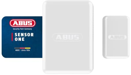 ABUS Öffnungsmelder Sensor One - Tür & Fenstersensor, App-Steuerung, weiß | Push-Benachrichtigungen in Echtzeit, Statusanzeige per App - Bridge One erforderlich, für Innenbereich