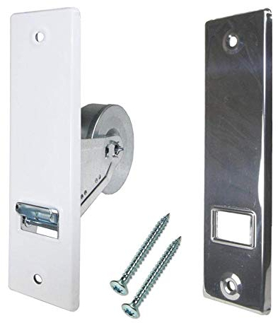 Rolladen Gurtwickler 165 mm Lochabstand (Verschraubung) mit Metallblende Set Einlaßwickler