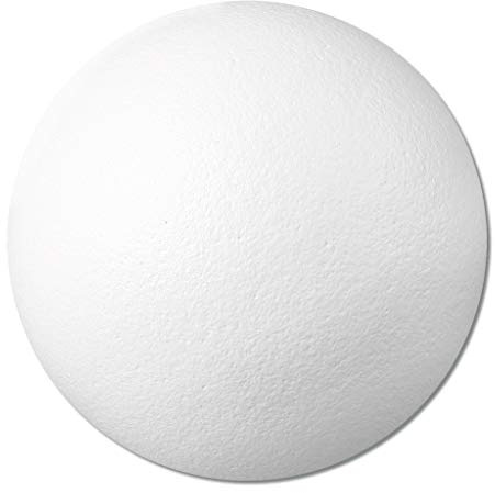 Wiemann Lehrmittel Softball 21 cm zum Spielen, 200 g, Sehr weich, wasserfest (Weiß)