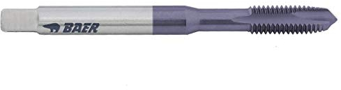 Baer Maschinengewindebohrer HSSE TIN M10 Form B Gewindeschneider - Größe M 10 x 1,5 - DIN 371 Maschinen Gewinde Bohrer - Gewindebohrer Gewindeschneid Profi