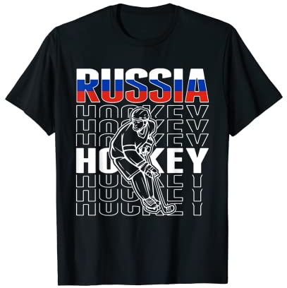 Russland-Eishockey-Fans Trikot – Support Russian Hockey Team T-Shirt