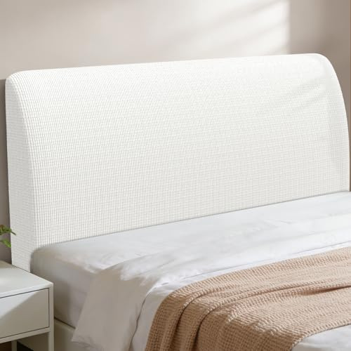 Yidaxing Copri Testiera Letto Matrimoniale, Copri Testata Letto Matrimoniale 150 Copritestata x Letto Matrimoniale per la Decorazione Della Camera da Letto (Pile Popcorn Bianco)