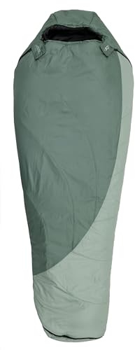 ALPS Mountaineering Genesis +30° Sleeping Bag – Lightweight 3-Season Synthetic Mummy Bag with Recycled Ripstop Shell, TechLoft Micro Insulation & Compact Stuff Sack for Camping and Backpacking