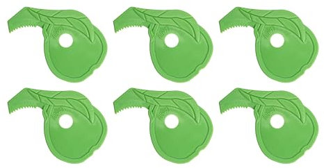 Lot de 6 éplucheurs d'oranges - En plastique - Éplucheur d'agrumes pour oranges - Ouvre-pomelo, citron, orange pour cuisine