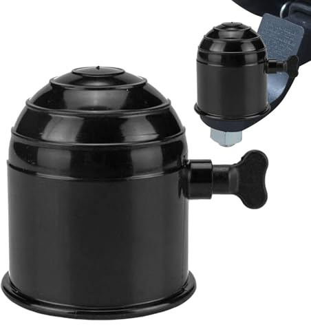 Tow Bar Cover - Trailer Hitch Ball Cover | Wear-Resistant Tow Bar Cap | Easy To Connect Tow Bar Ball Caps | Trailer Hitch Ball Protector Cover | Compatible With 50mm, 2 and 1-7/8 Hitch Balls