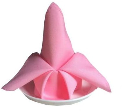 Anevous 6er Set Stoffservietten, 48x48 cm Waschbare Servietten Stoff, Wiederverwendbar Tischservietten, Tischdekoration Serviette für Hochzeit, Party, Hotel, Restaurant, Weihnachts, Geburtstag,Pink