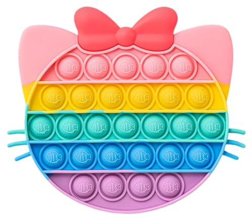 Popit Fidget Toy, Pop Bubble Spielzeug Fidget Toys, Pop It Bubble Sensory Fidget Toy, Squeeze Toys Push Bubble Sensory Spielzeug, Anti Stress Spielzeug für Kinder und Erwachsene Sensorik