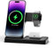 Caricatore Wireless per iPhone 3 in 1: Stazione di Ricarica per iPhone 16e 16 15 14 13 12 11 Pro Max per Apple Watch S10-2 SE Ultra per AirPods 4 3 2 Pro, Dock Station per Scrivania Comodino Viaggio