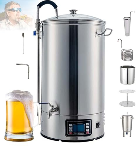 Elektriskt Bryggsystem, 30L/40l/60l Hembryggsystem Med Lcd-kontroll Och Turbo-kylning, 7-Stegs Temperaturkontroll, För Hembryggning Av Öl 60L