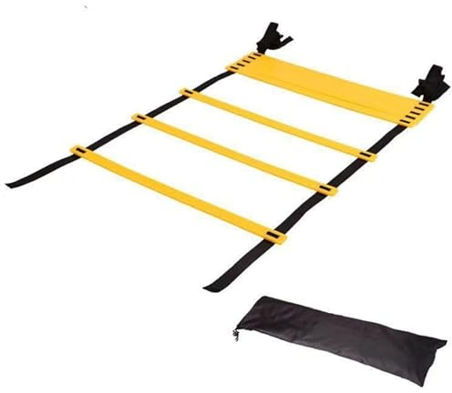 SenseHug Agility Ladder Speed Training Equipment, Adjustable Coordination Ladder for Soccer, Football, Fitness,with Carry Bag