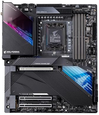 Carte mère Fit for Gigabyte Z690 AORUS Master LGA1700 Compatible i9-12900K/i7-12700K/i5-12600K DDR5 PCIe 5.0 WiFi6E Thunderbolt 4 E-ATX Carte mère