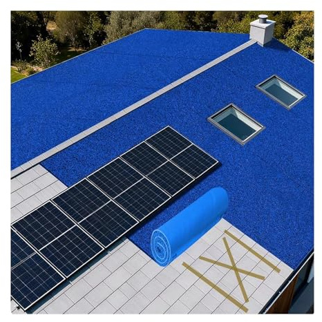 XILYZMO Outdoor Roof Types Surfaces Soundproofing Mat, Awning Rain No Water Accumulation Noise Reducer, PVC Insulation Drip Dampening Mats for Rain Canopy Balcony Sheet(0.9x3m/3.0X 9.8ft)