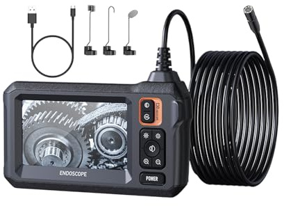 Macchina fotografica di ispezione del tubo, monitor ricaricabile della fogna 'ABS dello schermo da 4,3 pollici, strumento di componenti elettronici, controllo dello scarico, mappatura, analisi