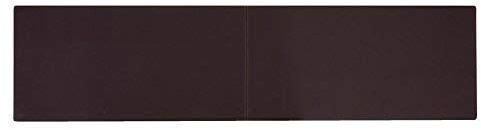 Lycce XXL Wandkissen Kunstleder mit Montage-Set braun 150cm x 30cm