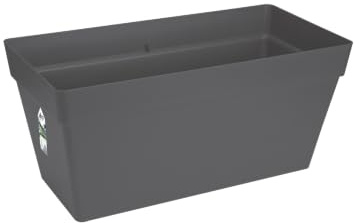elho Loft Urban Terrace Rollen 70cm - Anthracite | L 33.8 x B 69.3 x H 32.5 cm | für den Außenbereich