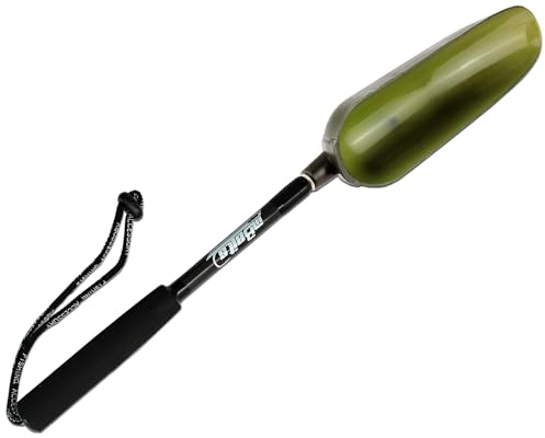 Angel-Berger Magic Baits Futterschaufel Large mit Griff Futterkelle Big Bait Spoon and Handle Futterschaufel für Boilies Pellets Partikel zum Karpfenangeln