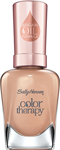 Sally Hansen Color Therapy Nagellack, 486 Toffee Temptations/extrem pflegender, Beige, Nude, 15 g