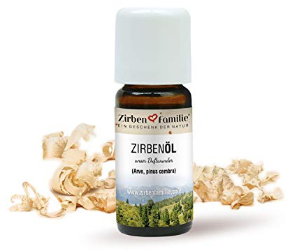 Zirben Familie natürliches Zirbenöl 10 ml • naturbelassenes Duftöl aus den Alpen • von Zirbenkiefern
