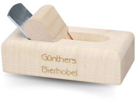 Flaschenöffner personalisiert in Holz - Bierhobel mit Gravur als Geschenk | Bieröffner, Kronkorkenöffner, Bar Zubehör, Holz Öffner, lustige Männergeschenk, langlebig, personalisierte Geschenkidee