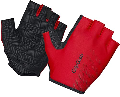 GripGrab Ride Einsteiger Kurzfinger Sommer Fahrradhandschuhe Gepolsterte Stoßdämpfende Fingerlose Radfahrer Handschuhe