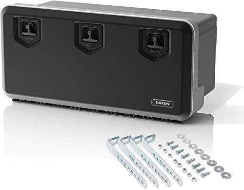 LKW Staukasten Daken Welvet 1000 mit Halter 1030x500x455mm Werkzeugkasten Staubox Transportkiste aus Kunsstoff, wasserdicht (Mit Universal-Halter)