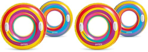 Intex 59256 - Schwimmring mit Griffen, 91 cm. (Packung mit 2)