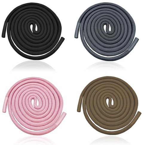 4 PCS Replacement Drawstring Cord, 200cm Round Cotton Drawstrings Ropes Replacement for Hoodies Sweatpants Shorts Sweaters Jackets (4 Colors)