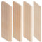 OLYCRAFT 24pcs 4 Sizes Triangle Pine Wood Sticks 25cm Unfinished DIY Crafts