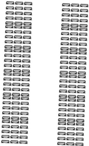 VILLCASE Klammer Klemmbrett 180 Stück Ordner Clips Klemmbrett Clips Hardware Montierbar Mini Schule Schreibwaren Hardware Schreibwaren er Bulk