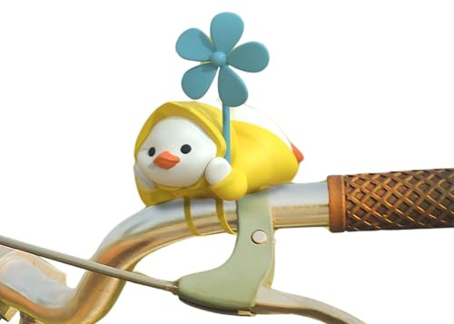 Winkee - Fahrrad-Ente mit Windrad I Süße Fahrrad-Deko I Fahrrad-Entchen I Cute Bike-Duck