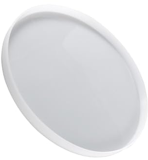 Vgvgaj Bandeja grande de silicona de 50 cm, posavasos redondos, molde de silicona, moldes grandes de resina, moldes de silicona para decoración del hogar, bandeja de resina epoxi