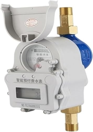 Compteur De Débitmètre, Compteur D’Eau à Carte D’Insertion, Carte à Puce, Compteur D’Eau Froide Prépayé à Distance, Compteur D’Eau Chaude, DN15 Iron Shell, 1