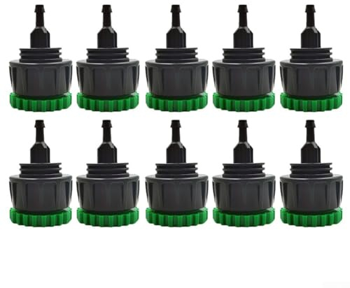 Lot de 10 connecteurs répartiteurs de robinet de jardin, solution efficace d'irrigation goutte à goutte pour vos besoins de jardinage (47 sorties simples)