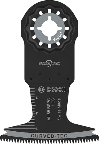 Bosch 1x AII 65 BSPC instickssågblad (för Hårt trä, Mjukt trä, Bredd 65 mm, Professional Tillbehör Multiverktyg)