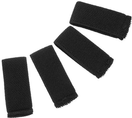 Sujetadores Negro Elásticos para Nailon de Mochila Cinturón 4 Piezas | Correas de Cincha y Chaleco, Diseño Ligero y Firme, Pensado para Hombres