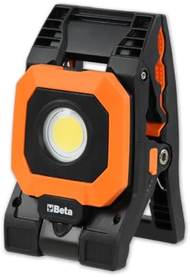 Beta 1838CLAMP - Faretto a pinza ricaricabile, 4 intensità luminose, orientabile, ricarica USB.