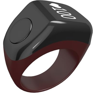 Limtula Compteur D'anneaux De Haute Précision avec L'O2 dans Le Sang Comptage Précis pour Les Amateurs Fitness Et Les Traqueurs D'oxygène dans Le Sang pour La Pratique Spirituelle