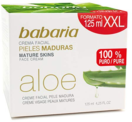 Babaria - Crema Antiarrugas Mujer Y Hombre Con Aloe Vera Puro 100% | Crema Hidratante Facial Mujer Xl 125ml | Cremas Faciales Hombre Con Aloe Vera Puro