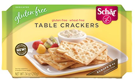 Schar Gluten Free Table Crackers, 7.4 Ounce (Pack of 3)