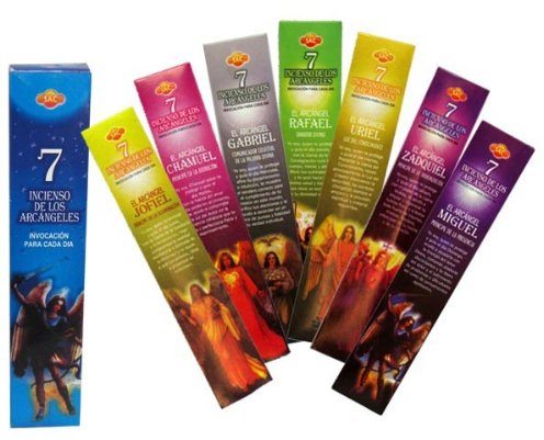 Incienso de los 7 arcambios: purificación bendición protección – 35 palitos