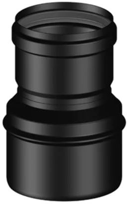 STABILE 409-BS525-10080 Riduttore smaltato per stufe a Pellet F 80mm x M 100mm, Multicolore