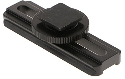H HILABEE 20 Mm Schnellwechsel Hot Shoe Focuse Schienen Schieberegler Für Spiegelreflexkameras In Schwarz